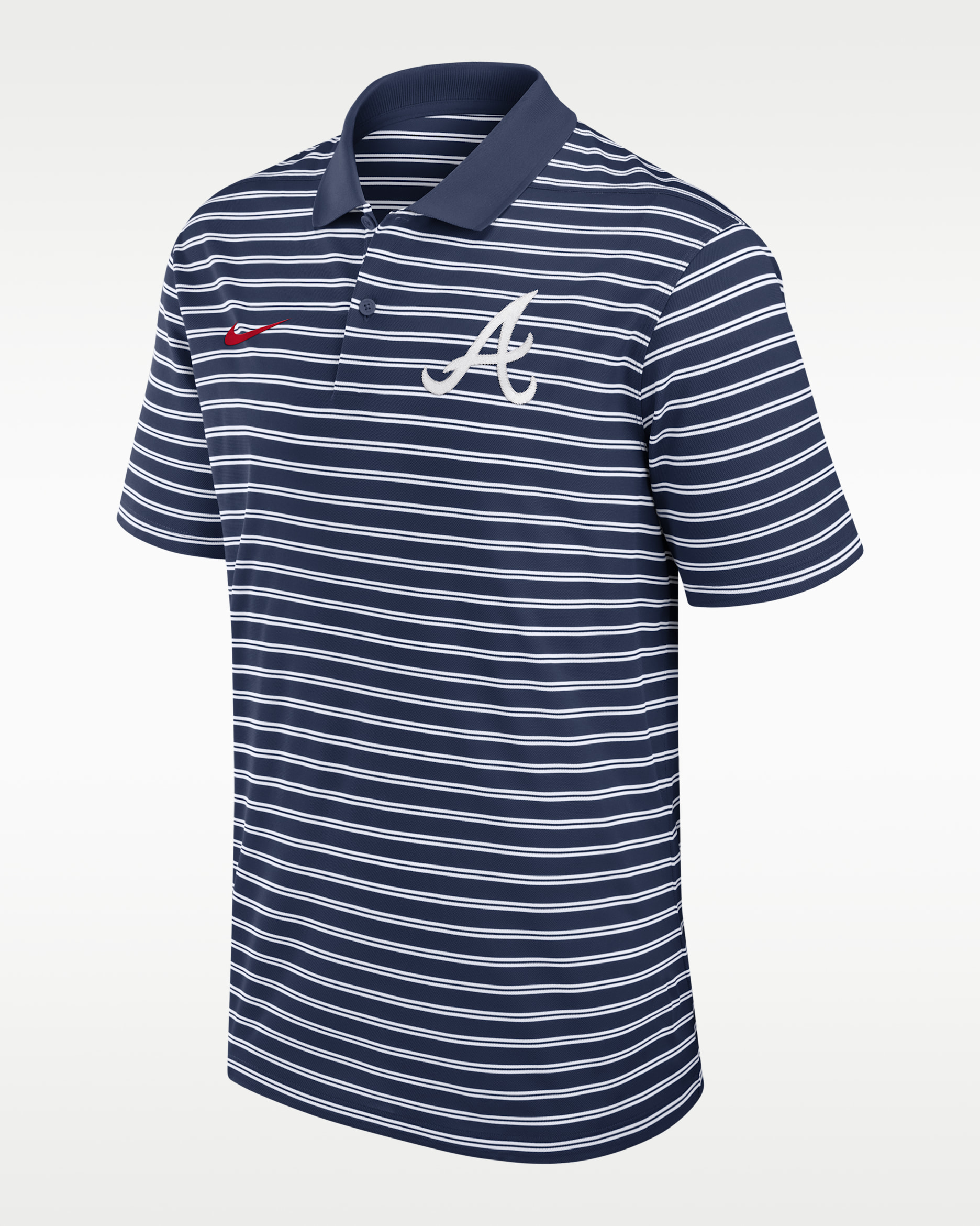 Atlanta Braves Striped Victory Men's Nike Dri-FIT MLB Polo. Nike.com